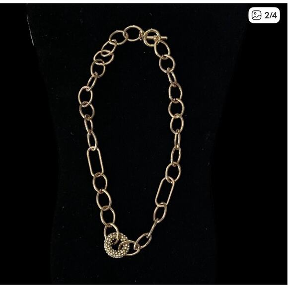 Nordstrom Gold Chain w/ “Diamond” Pendant - Picture 3 of 4